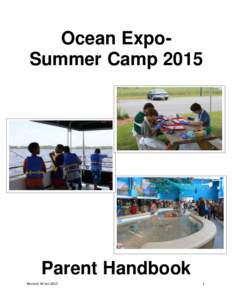 Ocean ExpoSummer CampParent Handbook Revised 30 Jan