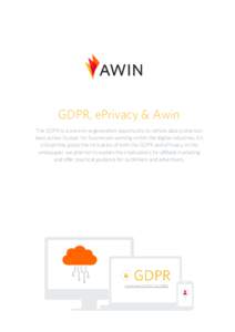 GDPR, ePrivacy & Awin