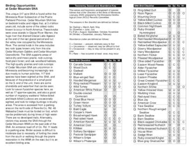 [removed]sna birdchecklist.indd