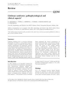 Q J Med 2010; 103:741–748 doi:[removed]qjmed/hcq123 Advance Access Publication 22 July 2010