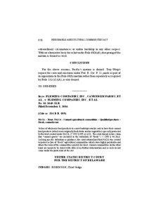 Law / Economy of the United States / Humanities / Perishable Agricultural Commodities Act / Federal Rules of Civil Procedure / Dole Food Company