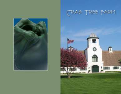 Crab Tree Farm Crab Tree Farm is the only operating farm located on Lake Michigan in the State of Illinois. Originally a commercial dairy operation, it has had three owners in its one-hundred-year history. Over the last