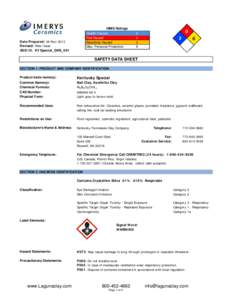 Safety / Health sciences / Medicine / Safety engineering / Silicosis / Silicon dioxide / Occupational hygiene / Threshold limit value / Material safety data sheet / Health / Industrial hygiene / Occupational safety and health