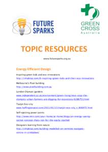   	
   	
   TOPIC	
  RESOURCES	
   	
  