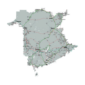 Provinces and territories of Canada / Nackawic / New Brunswick / Roads in Canada / Area code 506