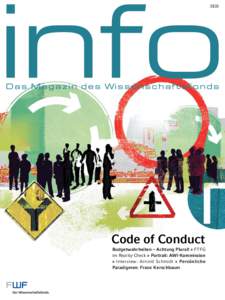 3|09  Code of Conduct Budgetwahrheiten – Achtung Plural! » FTFG im Reality-Check » Portrait: AWI-Kommission » Interview: Arnold Schmidt » Persönliche