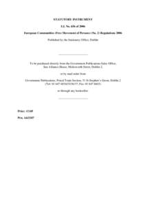 International relations / Residence card of a family member of a Union citizen / Irish nationality law / Permanent residence / Canadian nationality law / European Economic Area Family Permit / Ceylon Citizenship Act / Nationality law / Nationality / Law