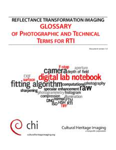 RTI Glossary of Photographic and Technical Terms