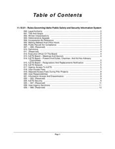 Law / Crime prevention / Surveillance / Legal professions / National Crime Information Center / Freedom of information legislation / Criminal Justice Information Services Division / Interstate Identification Index / Federal Bureau of Investigation / Criminal records / Law enforcement / Government