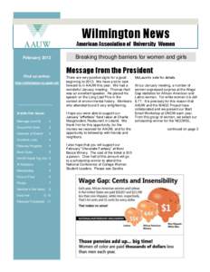 Geography of the United States / American Association of University Women / University of North Carolina Wilmington / Wilmington /  North Carolina / North Carolina State University / Wilmington /  Delaware / Association of Public and Land-Grant Universities / University of North Carolina / North Carolina