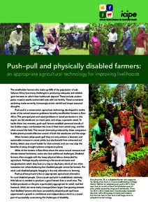    1  Push–pull and physically disabled farmers   1  icipe Push–pull and physically disabled farmers: an appropriate agricultural technology for improving livelihoods