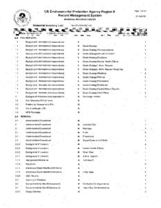 Page 1 of 30  u s Environmental Protection Agency Region II Record Management System  24-Feb-09