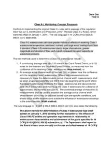 Drew CoeClass II-L Monitoring: Concept Proposals Conflicts in implementing the original Class II-L rules led to passage of the regulation titled “Class II-L Identification and Protection, 2013” (Revised Clas