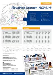 Flevoland  FlevoPost Dronten-NOP/Urk Noordoostpolder Urk