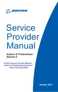 Service Provider Manual  Service Provider Manual Auburn & Frederickson