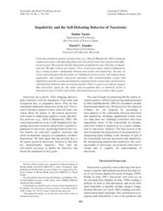 Personality and Social Psychology Review 2006, Vol. 10, No. 2, 154–165 Copyright © 2006 by Lawrence Erlbaum Associates, Inc.