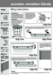 wooden venetian blinds fittings 1 End brackets (pair)