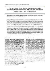 Zoology / Biology / Taxonomy / Pico da Neblina / Hottentotta / Parthenogenesis / Scorpions / Buthidae / Tityus