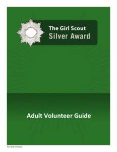 The Girl Scout Silver Award - Adult Volunteer Guide