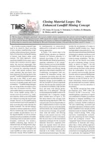 JOM, Vol. 64, No. 7, 2012  DOI: s11837 Ó 2012 TMS  Closing Material Loops: The