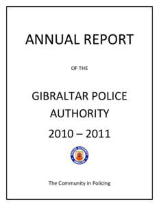 Law / Royal Gibraltar Police / Police / Gibraltar / Intelligence-led policing / Crime prevention / Law enforcement / National security