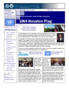 Global Classrooms / Model United Nations / Una / Houston Academy for International Studies / Houston / Lanier Middle School / Houston Independent School District / Texas / United Nations Association of the United States of America