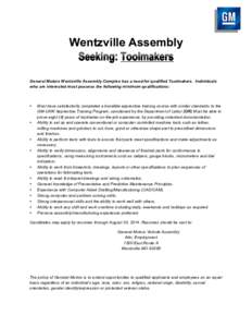 Lathes / Wentzville /  Missouri / Computer-aided design / Machine tool / Technology / Metalworking / Tool and die maker