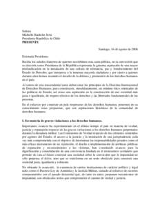 Estimada Coral, lamento señalarte que no podré estar hoy en la reunión, porque a última hora invitaron a CODEPU a una reunión con un par de personalidades europeas que trabajan los temas de Memoria y pueden apoyar e