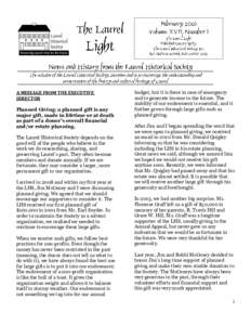 A MESSAGE FROM THE EXECUTIVE DIRECTOR Planned Giving: a planned gift is any major gift, made in lifetime or at death as part of a donor’s overall financial and/or estate planning.