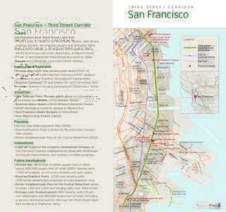THIRD STREET CORRIDOR  San Francisco San Francisco — Third Street Corridor  St