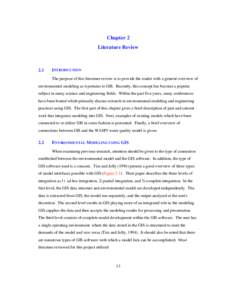 Chapter 2 Literature Review 2.1  INTRODUCTION