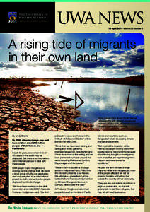 UWA  NEWS 19 April 2010 Volume 29 Number 4 A rising tide of migrants in their own land