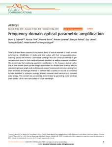 ARTICLE Received 9 Dec 2013 | Accepted 13 Mar 2014 | Published 7 May 2014 DOI: ncomms4643  OPEN