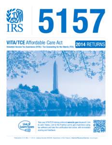 5157  VITA/TCE Affordable Care Act Volunteer Income Tax Assistance (VITA) / Tax Counseling for the Elderly (TCE)
