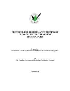 Water pollution / Systems engineering / Technology / Science / Environmental Technology Verification Program / Environmental technology / NSF International / Validation / Water quality / Environment / Pharmaceutical industry / Validity