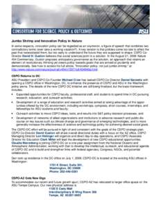 Microsoft Word - CSPO Newsletter September 2008.doc