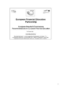 Economy / Finance / Money / Personal finance / Financial literacy / Organisation for Economic Co-operation and Development / Teacher education / Curriculum / Insurance