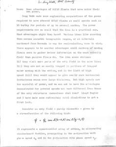 Memo:  Some advantages of SOFAR floats that move under their own power.  Doug Webb made some engineering cosputations of the power