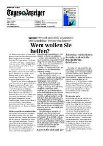 Datum: [removed]Gesamt Tages-Anzeiger 8021 Zürich[removed]