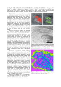 SULFATE RICH DEPOSITS IN CANDOR CHASMA, VALLES MARINERIS, N. Mangold1, J-P. Bibring2, A. Gendrin3, C. Quantin4, J. F. Mustard3, F. Poulet2, S. Pelkey3 1IDES Orsay, CNRS and Univ Paris Sud, bat 509, 91405 ORSAY, mangold@ 