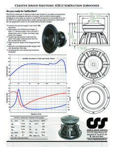 Creative Sound Solutions SDX12 SubDuction Subwoofer Are you ready for SubDuction? [removed]