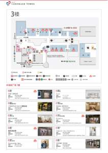 Service Counter for Cardholders. Shopping voucher vending machine B3~5F  广场 、