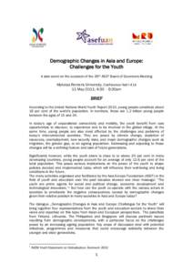 International organizations / Asia-Europe Foundation / Mykolas Romeris University / Asia–Europe Meeting / Mykolas / Vilnius University / Michał Pius Römer / Lithuania / Vilnius / Europe / International relations / Organizations associated with the Association of Southeast Asian Nations