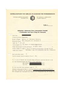 Om kilden Ansøgning om erstatning pga. flugt I denne ansøgning, som er indleveret den 7. sep. 1945, gør ansøger rede for de udgifter, han har haft i forbindelse med sin flugt til Sverige. I ansøgningen kan man bl
