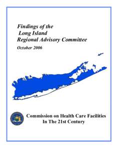 Long Island Regional Advisory Committee Report