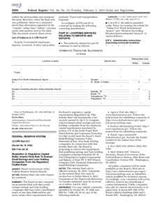 5666  Federal Register / Vol. 80, No[removed]Tuesday, February 3, [removed]Rules and Regulations within the metropolitan area remained the same. However, when the final rule