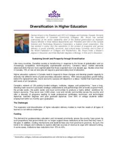 Higher education / Institute of technology / Okanagan College / Community college / College / Further education / Polytechnics Canada / Higher education in Canada / Education / Vocational education / Educational stages