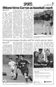 Monitor Newspaper Page 7 Thursday, September 12, [removed]Ohlone College Monitor - Ohlone College