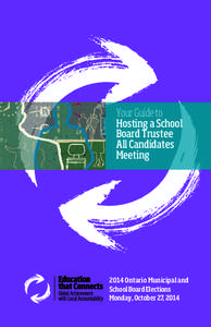 Your Guide to Hosting a School Board Trustee All Candidates Meeting