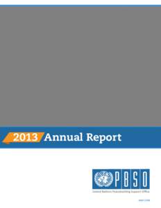 2013 Annual Report  May 2014 List of Acronyms 7PAP[removed]Seven-Point Action Plan